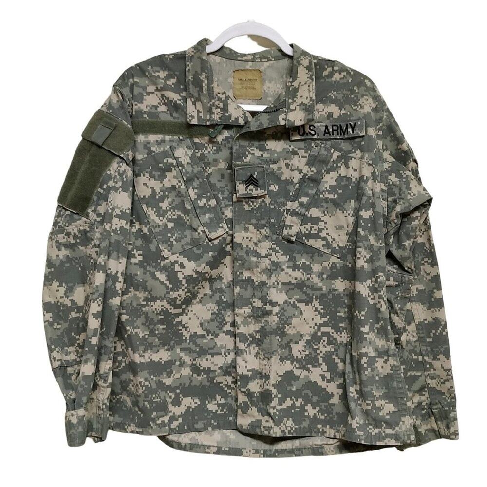 U.S. Army Military Uniform Camo Jacket Size Small/Short